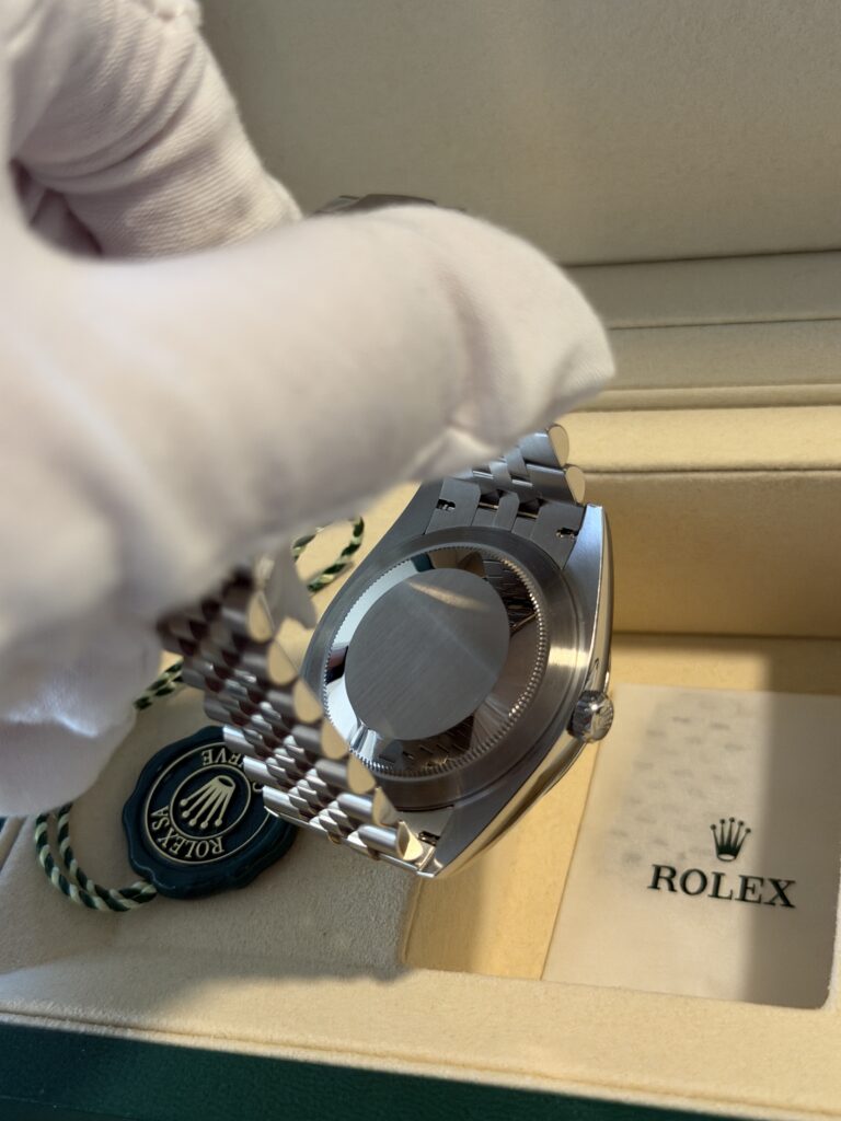 Rolex Rolex Datejust 41mm Mint Green Dial Smooth Bezel Jubilee Bracelet